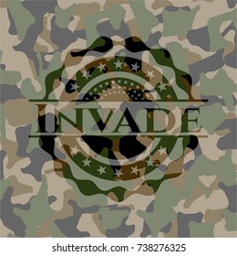 Invade on camouflaged texture
