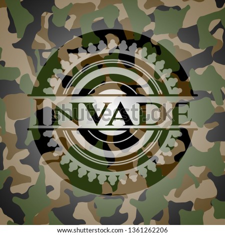 Invade on camouflaged texture