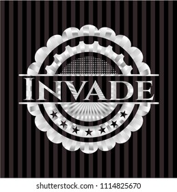 Invade silver shiny emblem