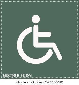 Invalid carriage flat vector icon. Invalid flat vector sign