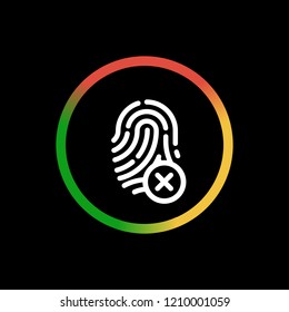 Invalid Fingerprint - App Icon
