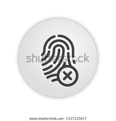 Invalid Fingerprint - App Icon