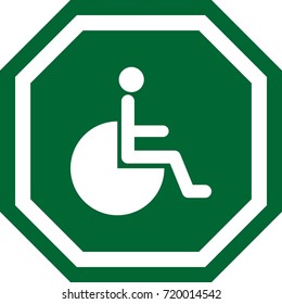 Invalid icon. design of an octagonal sign. 