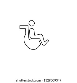 Invalid icon. Human disable sign