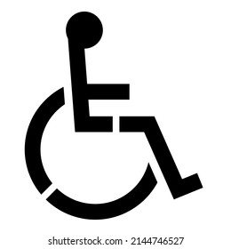 Invalid Sign Flat Icon Isolated On White Background