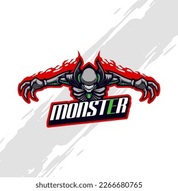 The Invasion of Evil Gray Aliens Mascot