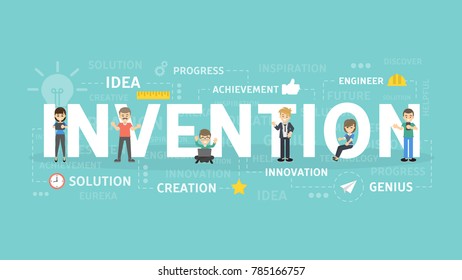 Invention concept illustration. Idea of innovation, development and ideas.