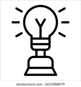 Invention Icon Element For Design