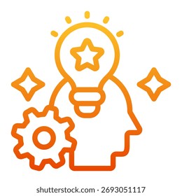 Invention Icon Element For Design And Vector