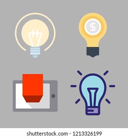 invention icon set. vector set about d display and idea icons set.