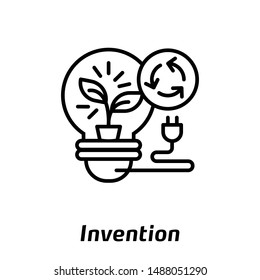 invention icon vector. website and mobile design.