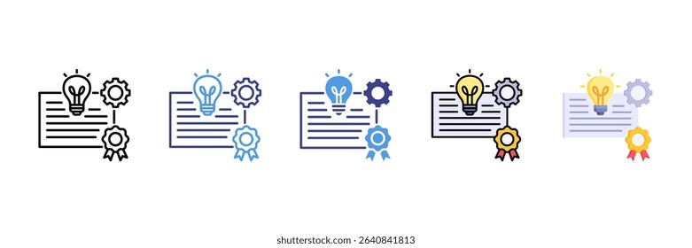 Invention Multi Style Icon Set