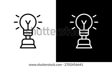 Invention White Icon Set Design