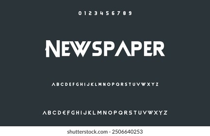 inventive alphabet fonts for modern technologies. Urban athletic, techno, fashion, digital, abstract typeface, futuristic creative logo font. Vector illustration.