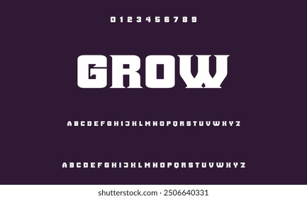 inventive alphabet fonts for modern technologies. Urban athletic, techno, fashion, digital, abstract typeface, futuristic creative logo font. Vector illustration.