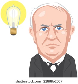 Inventor King Edison Famous character of the world's greats