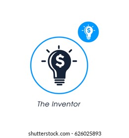 the inventor. modern website icon