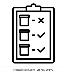 Inventory Check Icon Element For Design