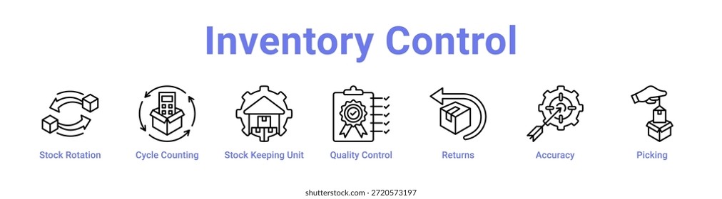 Ícone do Controle de Inventário - banner e coleta