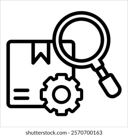 Inventory Control Icon Element For Design