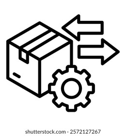 Inventory Control Icon Element For Design