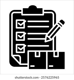 Inventory Control Icon Element For Design