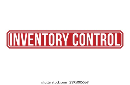 Inventory Control stamp red rubber stamp on white background. Inventory Control stamp sign.