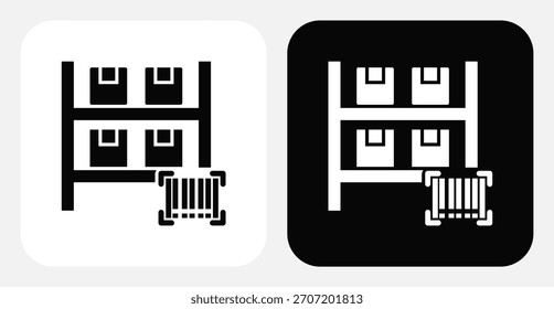 Inventario Conjunto de iconos monocromáticos duales