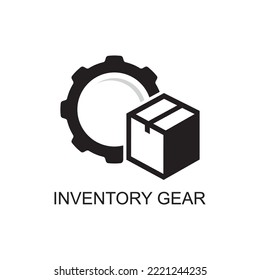 inventory gear icon , management icon