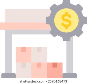 Inventory Icon Element For Design