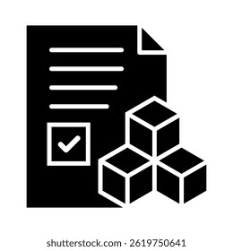 Inventory Icon Element For Design