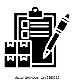 Elemento De Icono De Inventario Para Diseño Y Vector