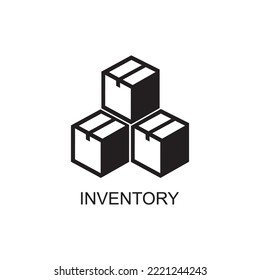 inventory icon , logistic icon vector