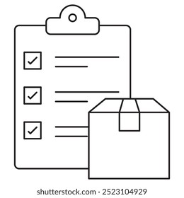 Ícone Inventário, Sistema de Gerenciamento de Estoque, Controle de Inventário, Rastreamento de Estoque do Depósito, Registro de Inventário de Mercadorias, Gerenciamento da Cadeia de Suprimentos