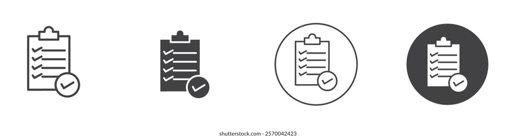 Inventory icon Thin line art isolated