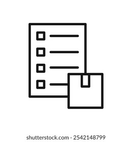 Coleção de conjuntos de vetor de ícone de inventário para a Web