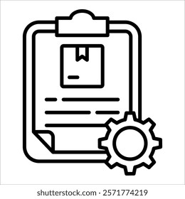 Inventory Management Icon Element For Design