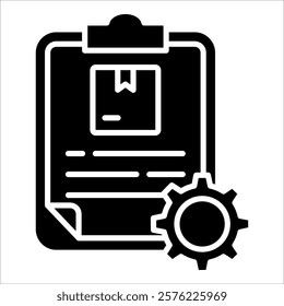 Inventory Management Icon Element For Design