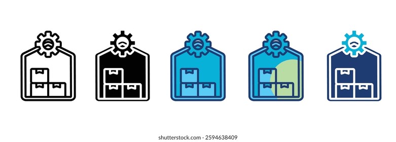 Inventory Management Icon Element For Design