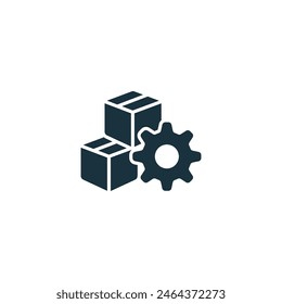 Inventory Management icon. Monochrome simple Virtual Assistant icon for templates, web design and infographics