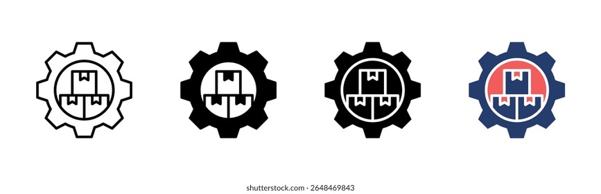 Inventory Management icon sheet multiple style collection
