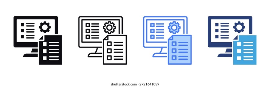 Coleta de vários estilos da folha de ícone do Inventory Management