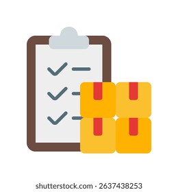 Inventory Management Vector for Automated Supply. Warehouse tracking system illustration, stock control process, retail automation design.