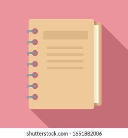 Icono de bloc de notas de inventario. Icono de vector de bloc de notas de inventario para diseño web