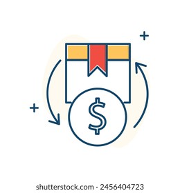 Inventory Optimization Vector Icon Design