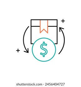 Inventory Optimization Vector Icon Design