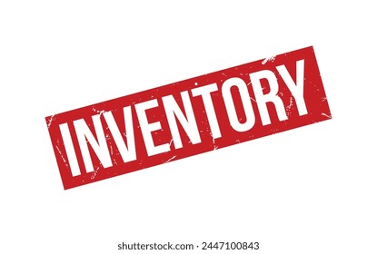 Inventory Rubber Stamp Seal Vector