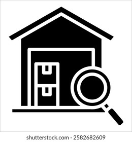 Inventory Tracking Icon Element For Design