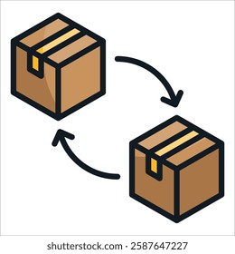 Inventory Turnover Icon Element For Design