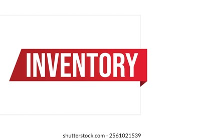 Inventory Vector banner ribbon design